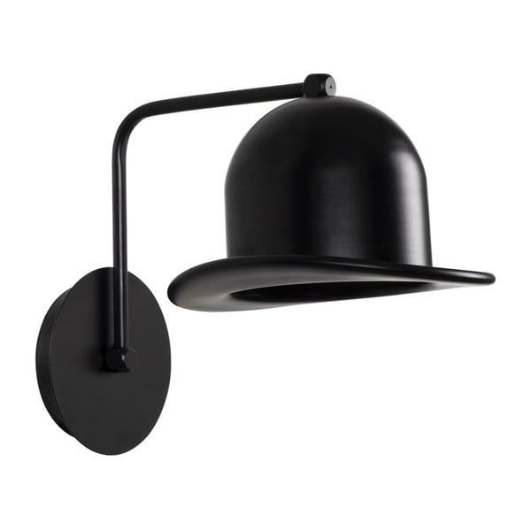 Črna stenska svetilka Homemania Decor Mini Hat