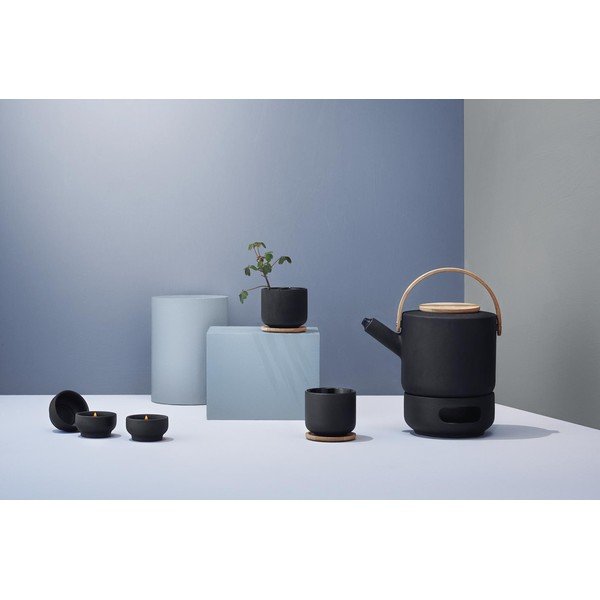 Črn čajnik iz kamenine 1,25 l Theo – Stelton-image-2