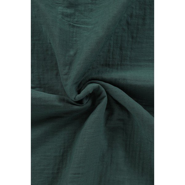 Zelena muslinska posteljnina za zakonsko posteljo 200x200 cm Stonewashed - Mijolnir-image-2
