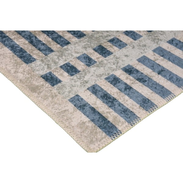 Modro-siva preproga 180x120 cm - Vitaus-image-2