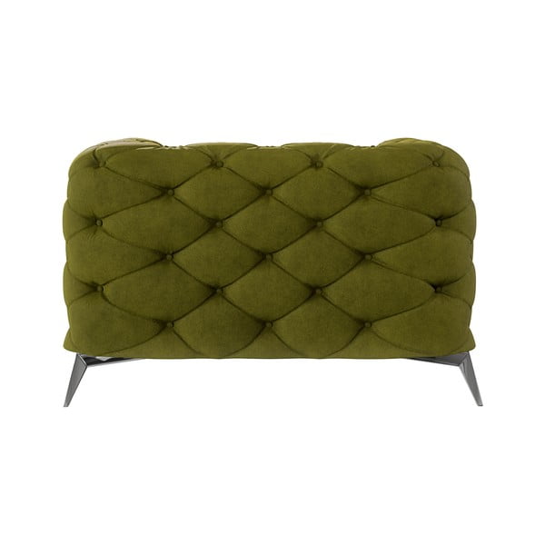 Zelen žameten fotelj Chelsea – Ropez-image-2