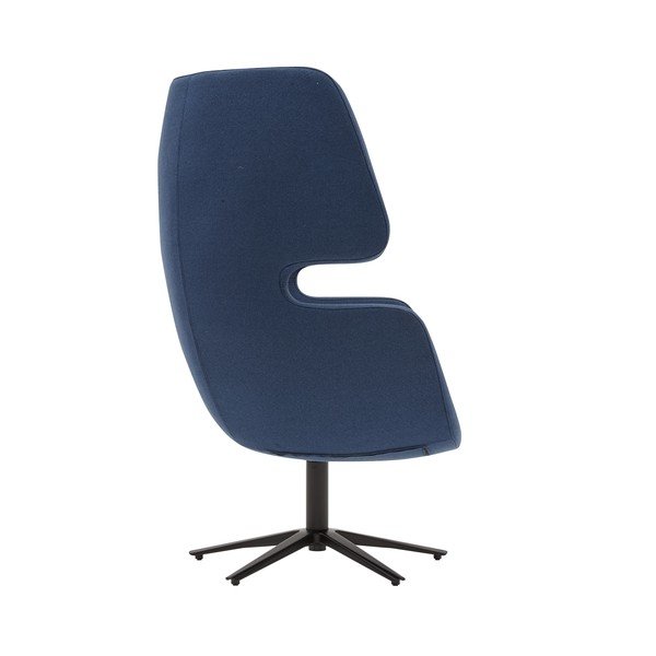 Temno moder vrtljiv fotelj Softline Moai-image-4