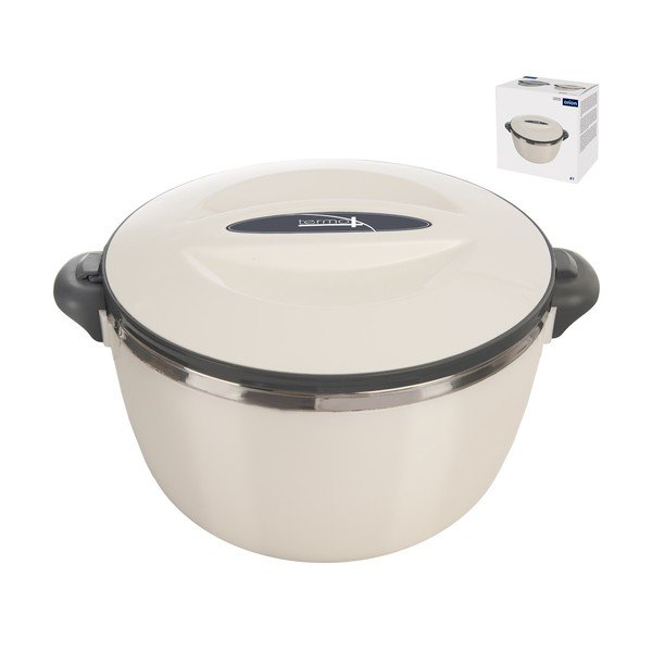 Kremno bela termovka za hrano 6 l Termo – Orion-image-2