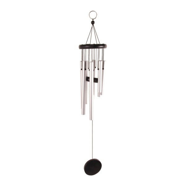 Viseči zvončki v srebrni barvi Esschert Design, višina 56,5 cm
