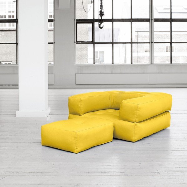 Variabilni fotelj Cube, amarillo-image-1