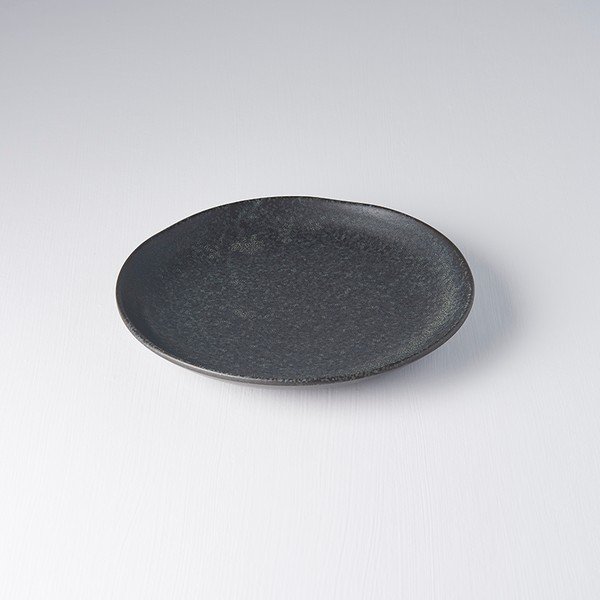 Črna keramičen krožnik MIJ BB, ø 24,5 cm-image-1