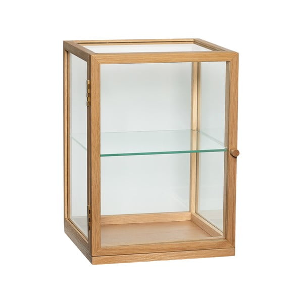 Vitrina v hrastovem dekorju 30x42x30 cm Poetic – Hübsch