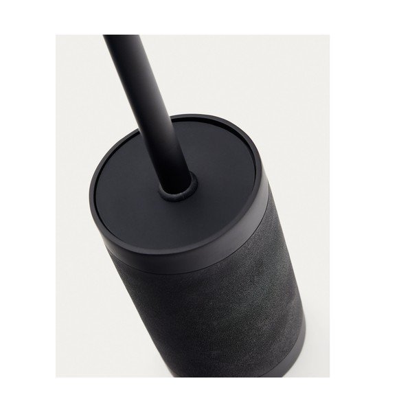 Črna WC ščetka iz poliresina Sisel – Kave Home-image-1