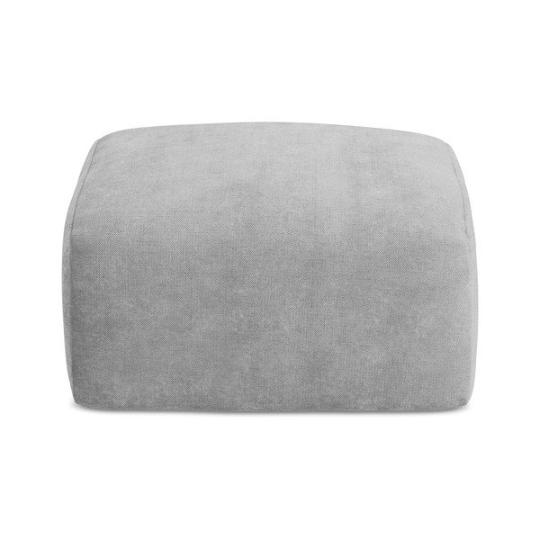 Svetlo siv tabure iz šenilje Leila – Makamii