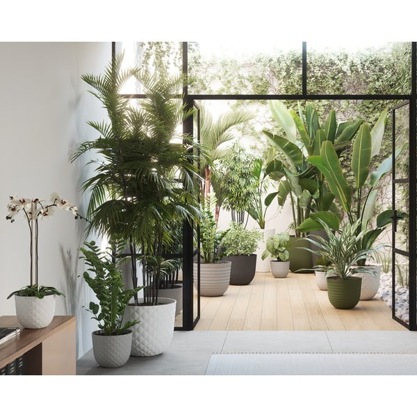 Cvetlični lonec iz reciklirane plastike ø 30 cm Havana – Artevasi-image-3