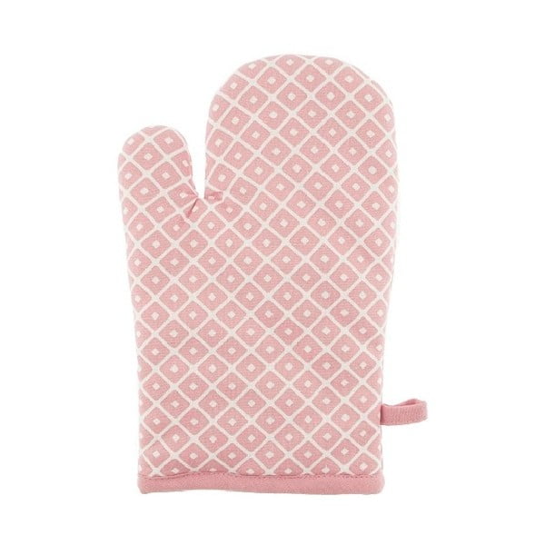 Rožnata bombažna rokavica Tiseco Home Studio Dot