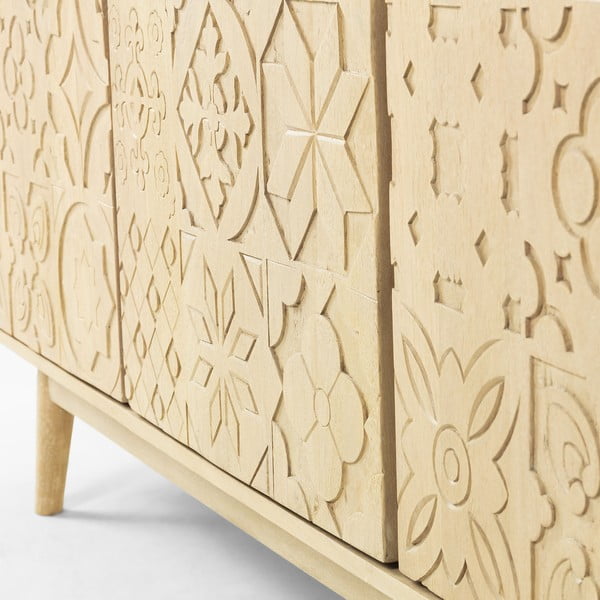 Komoda iz mangovega in akacijevega lesa Kave Home Sakoi, 162 x 75 cm-image-1