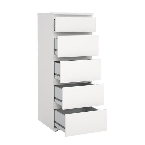 Bela visoka komoda 40x107 cm Nova – Tvilum-image-3