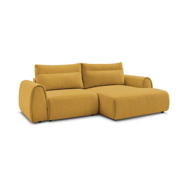 Oker rumena kotna sedežna garnitura Aden – Bobochic Paris-image-3