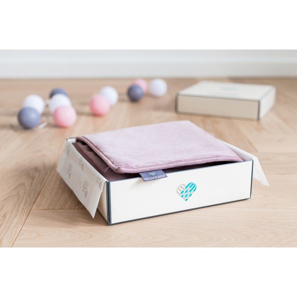 Rožnata prevleka za vzglavnik WeLoveBeds Dusty, 50 x 50 cm-image-1