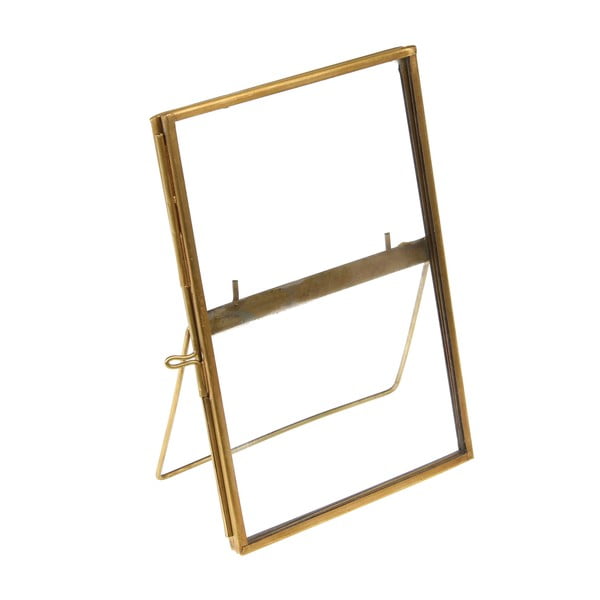 Kovinski stoječ okvir v zlati barvi 10x15 cm – Rex London-image-3