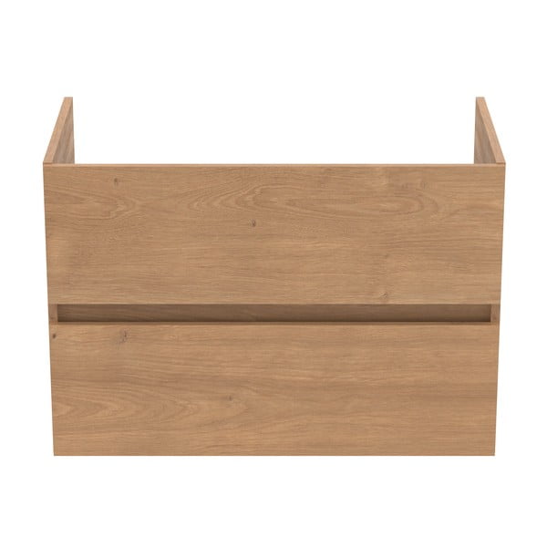 Stenska omarica za pod umivalnik v hrastovem dekorju v naravni barvi 80x55 cm Eurovit+ – Ideal Standard