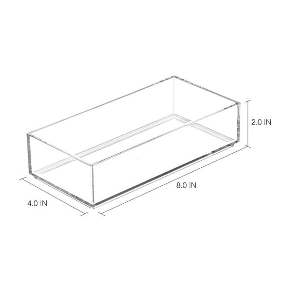 Prozoren organizator iDesign Clarity, 20 x 10 cm-image-1