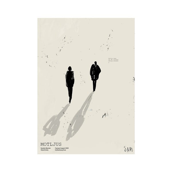 Plakat 50x70 cm Motljus – Sandra Blomén Maschinsky – The Poster Club