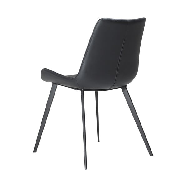 Črn jedilni stol iz umetnega usnja DAN-FORM Denmark Hype-image-4