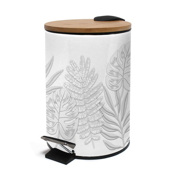 Bel kovinski koš za smeti s pedalom 3 l Amber – douceur d'intérieur