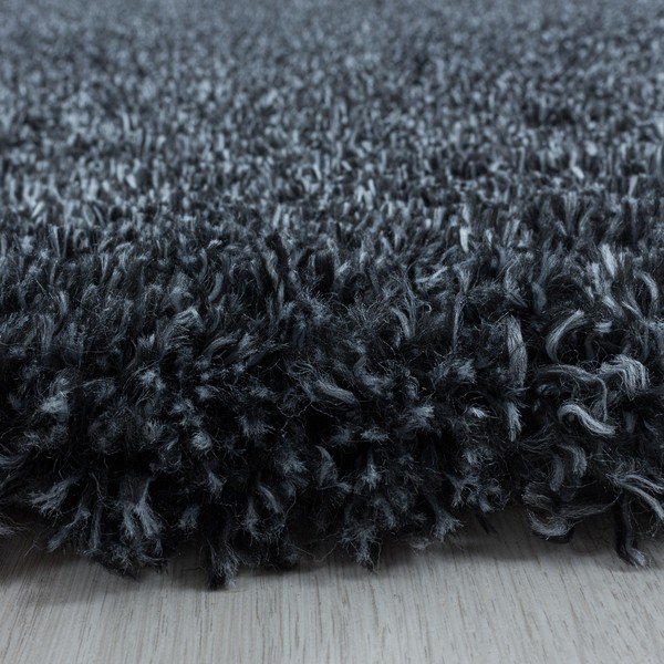 Antracitno siv tekač 80x250 cm Fluffy – Ayyildiz Carpets-image-3