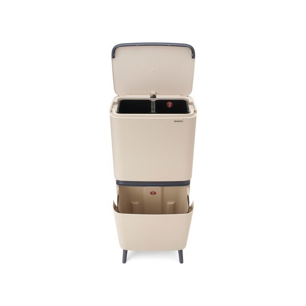 Bež plastičen koš za smeti 25+10+10 l za ločevanje odpadkov SortUp Recycle Hi – Brabantia-image-4