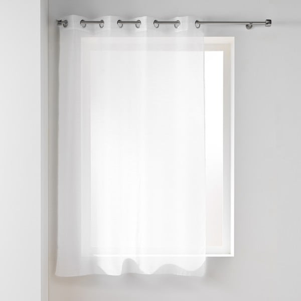 Bela prosojna zavesa iz tančice 140x180 cm Lissea – douceur d'intérieur