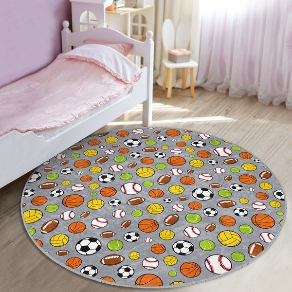 Otroška preproga ø 80 cm Comfort – Mila Home-image-1