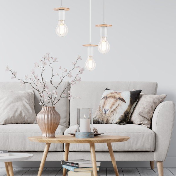 Bela viseča svetilka Angelina – LAMKUR-image-1