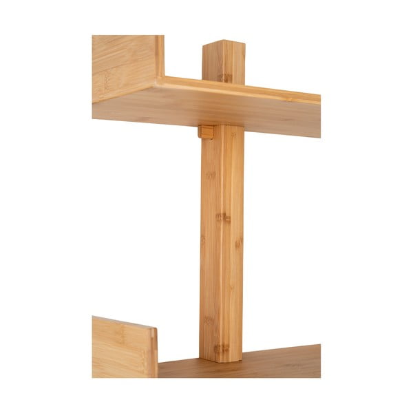 Večnivojska bambusova polica v naravni barvi 50 cm Villa – House Nordic-image-4