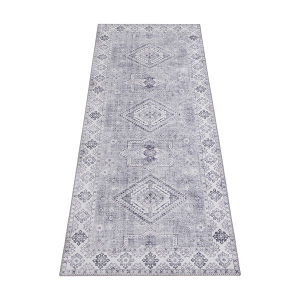 Svetlo siva preproga Nouristan Gratia, 80 x 200 cm-image-4