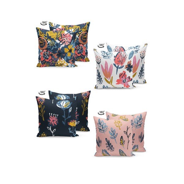 Komplet 4 prevlek za okrasne blazine Kate Louise Artwork, 45 x 45 cm-image-1