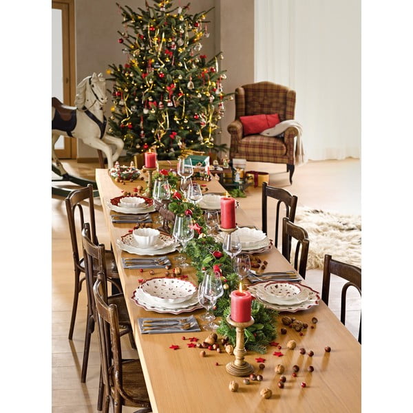 Belo-rdeč porcelanast božični krožnik Toy´s Delight Villeroy&Boch, ø 29 cm-image-4