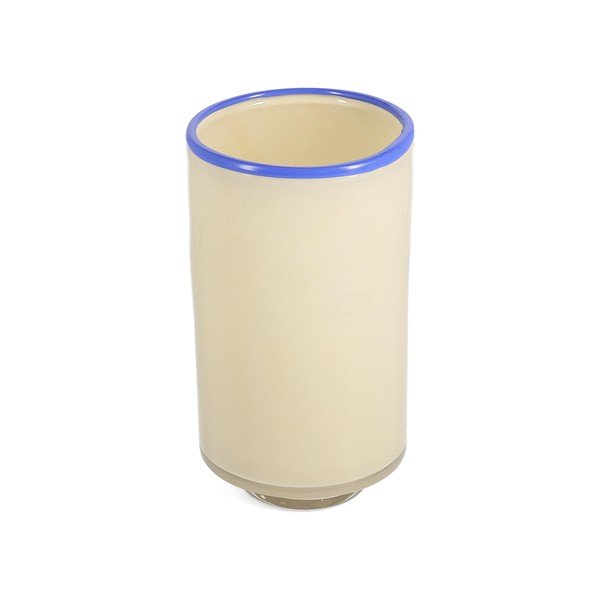 Kremno bela steklena vaza (višina 21,5 cm) Milo – ONA-image-2