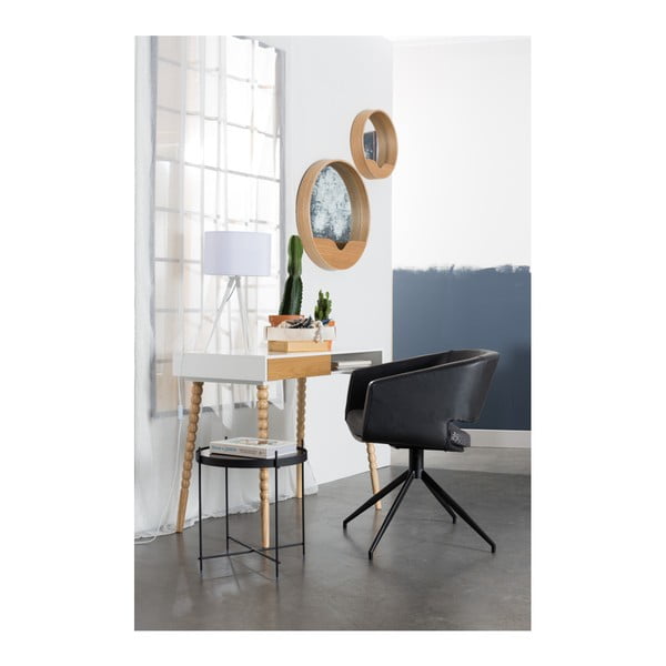 Stensko ogledalo s shrambo Zuiver Round Wall, ⌀ 60 cm-image-2