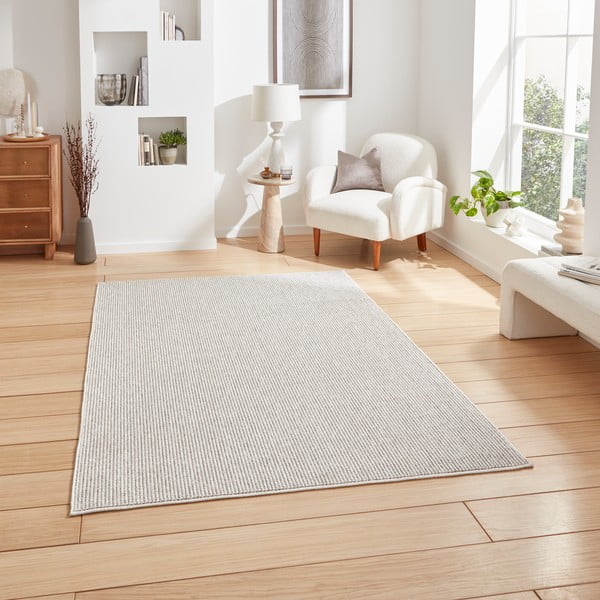 Kremno bela preproga 160x230 cm Boucle – Think Rugs-image-1