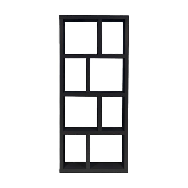 Črn regal 70x159 cm Berlin – TemaHome