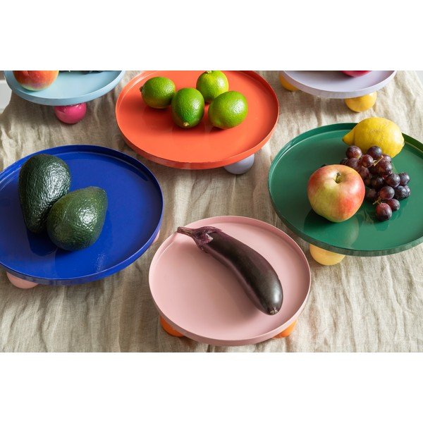 Kovinski dekorativni pladenj ø 20 cm Double Funky – PT LIVING-image-1