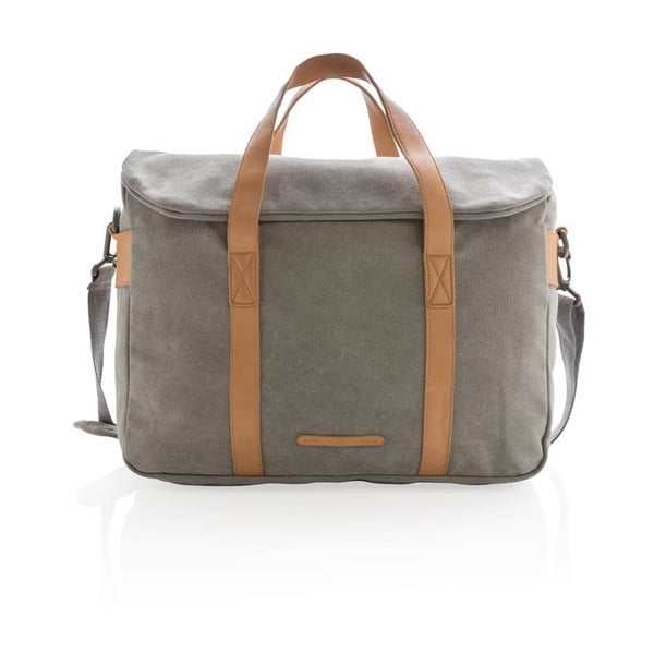 Siva platnena torba za prenosni računalnik 15,6'' XD Collection, 16 l-image-1