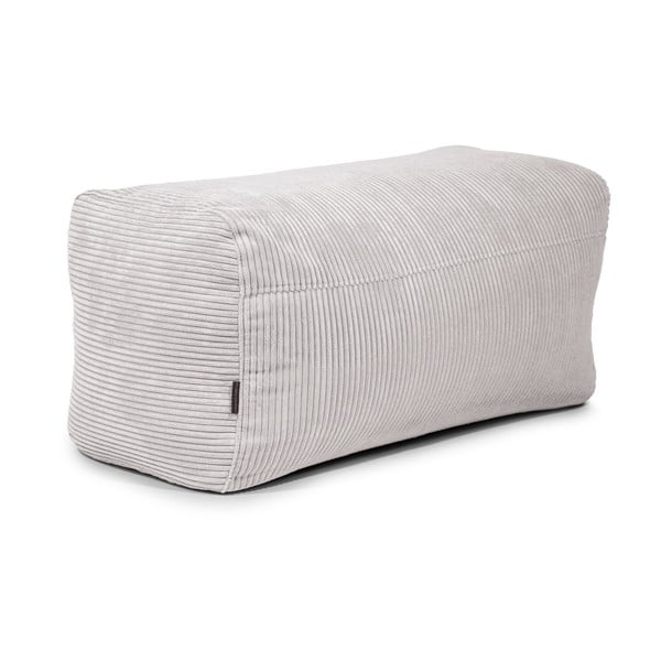 Modra vreča za sedenje iz rebrastega žameta Plus 100 Lounge – SLOWDOWN-image-4