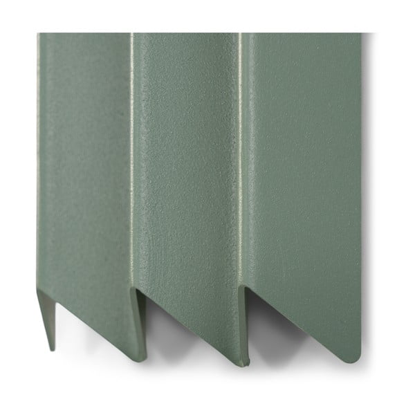Prašno zelen kovinski stenski obešalnik 13 cm Sensu – Spinder Design-image-4