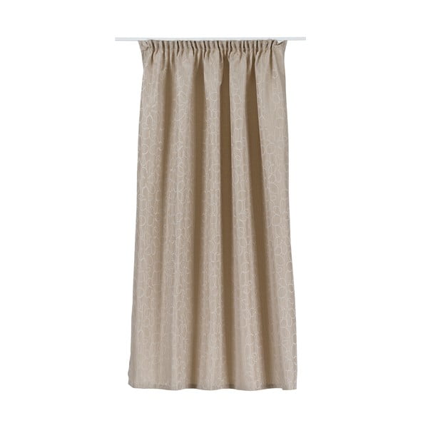 Bež zavesa 140x160 cm Florette – Mendola Fabrics-image-2