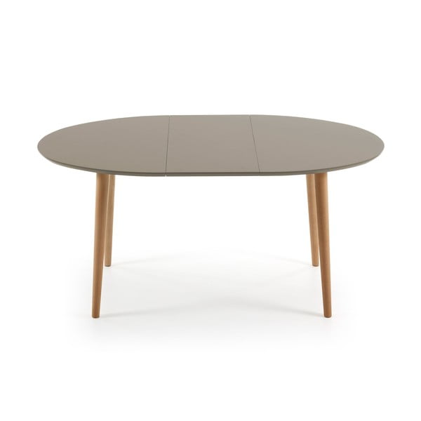 Raztegljiva jedilna miza iz bukovega lesa Kave Home Oakland, 120 x 90 cm-image-2