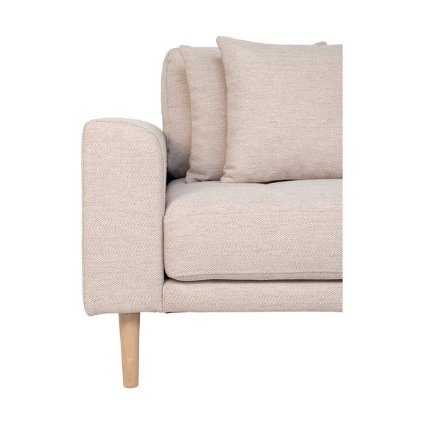 Bež kotna sedežna garnitura (desni kot) Lido – House Nordic-image-2