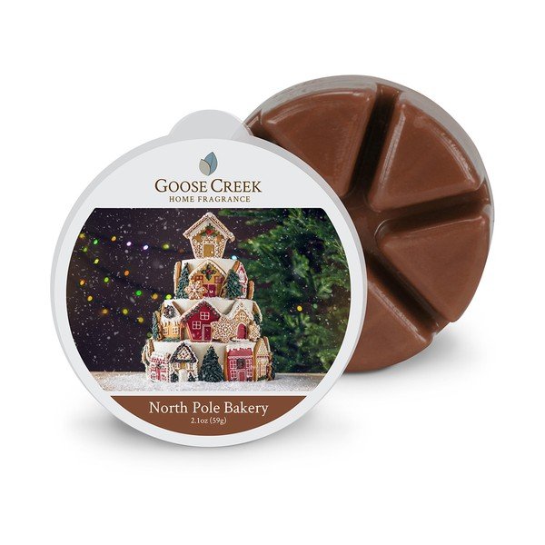 Aromaterapevtski vosek za pekarno Goose Creek North Pole, 65 ur gorenja