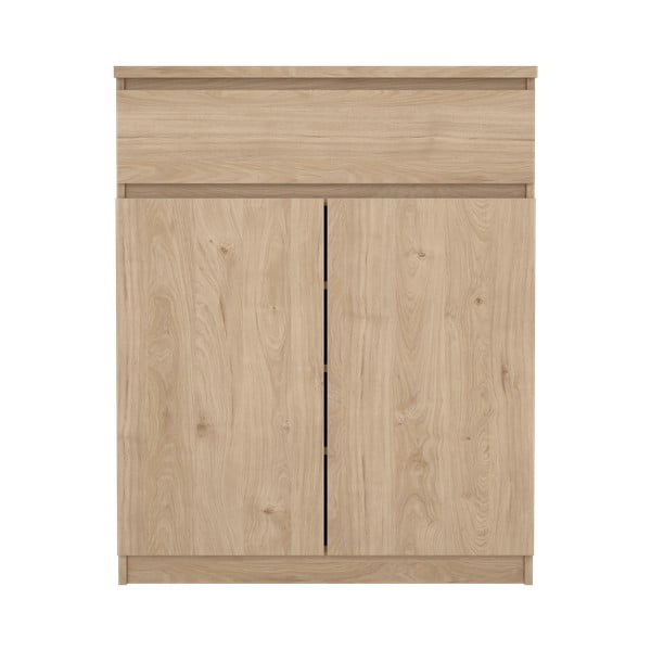 Komoda v hrastovem dekorju 80x100x40 cm Naia – Tvilum