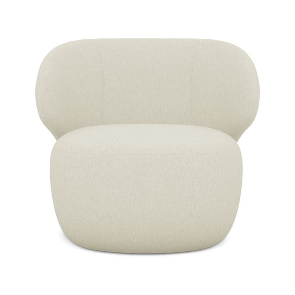 Kremno bel fotelj Kama – Makamii-image-1