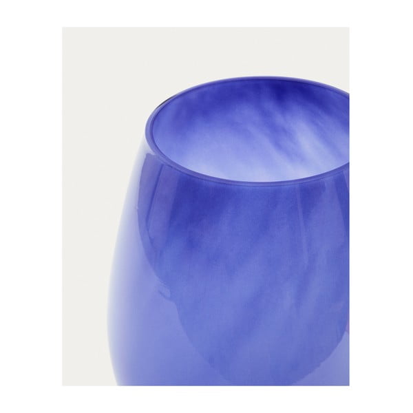 Modra steklena vaza (višina 26 cm) Kelse – Kave Home-image-4