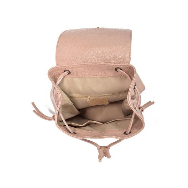 Prašno roza usnjen nahrbtnik Renata Corsi Elda-image-4